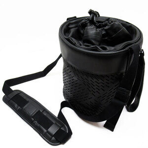 Bottega Veneta leather shoulder black crossbody bag